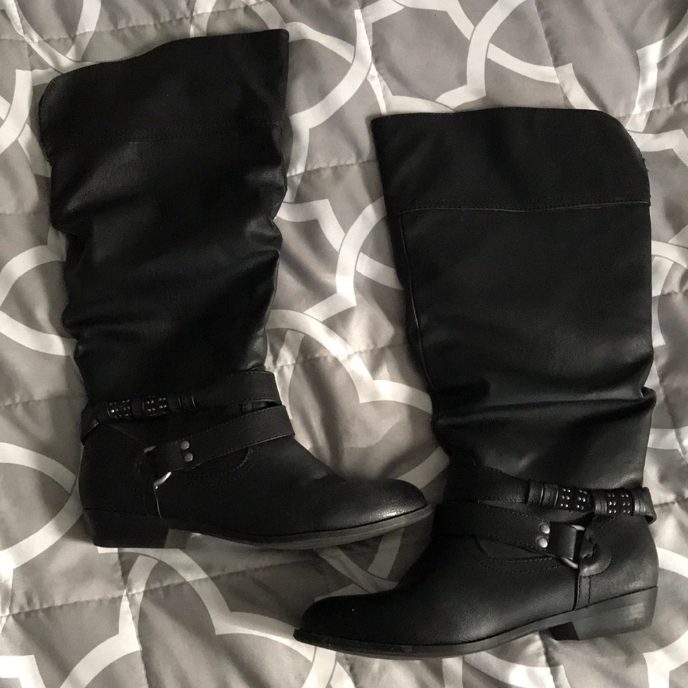 Joe Boxer Knee High Boots - Wide Calf